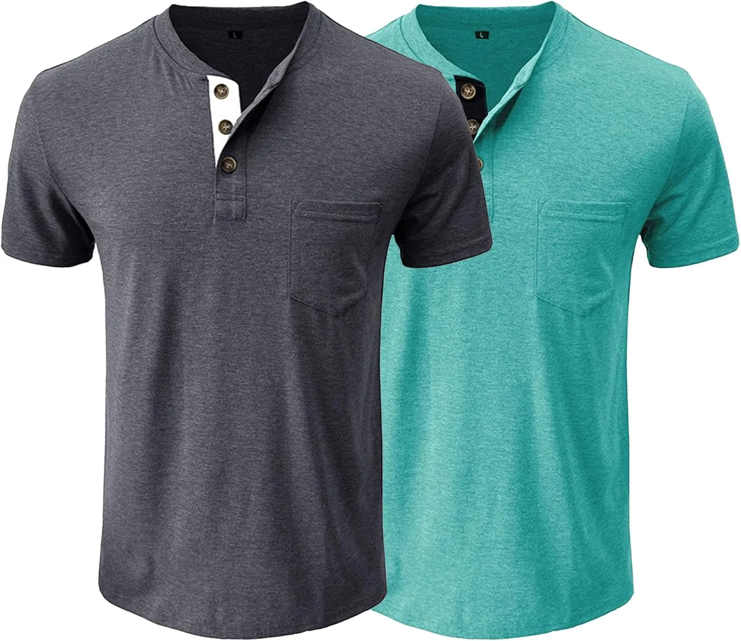 Футболка-хенли Button Slim Fit для мужчин QOAAIE
Футболка-хенли Button Slim Fit для мужчин QOAAIE