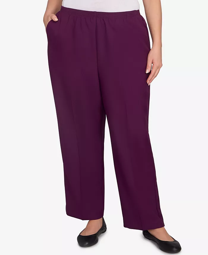 Классические укороченные брюки Poly Accord размера плюс Alfred Dunner, фиолетовый
Классические укороченные брюки Poly Accord размера плюс Alfred Dunner, фиолетовый