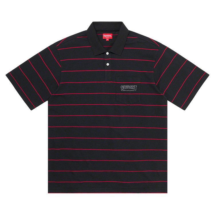 Поло Supreme x Thrasher Stripe Polo, Black
Поло Supreme x Thrasher Stripe Polo, Black