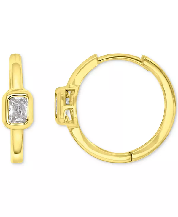 Маленькие полированные серьги-кольца с прямоугольной оправой из кубического циркония, 0,61 дюйма Macy'S, gold
Маленькие полированные серьги-кольца с прямоугольной оправой из кубического циркония, 0,61 дюйма Macy'S, gold