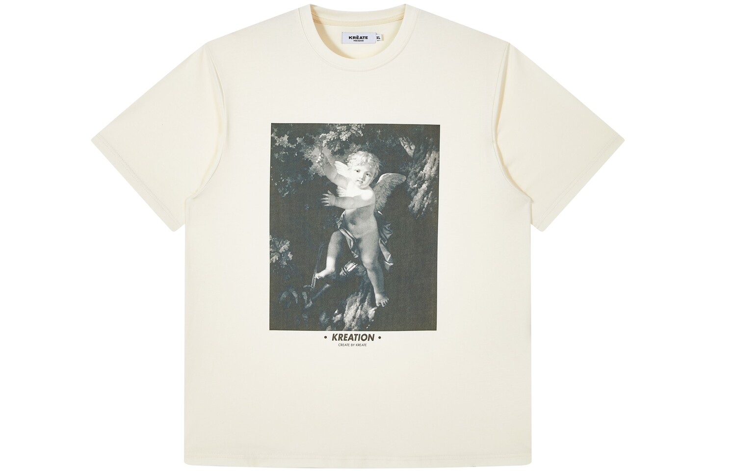 KREATE Футболка унисекс, от белого
KREATE Футболка унисекс, от белого