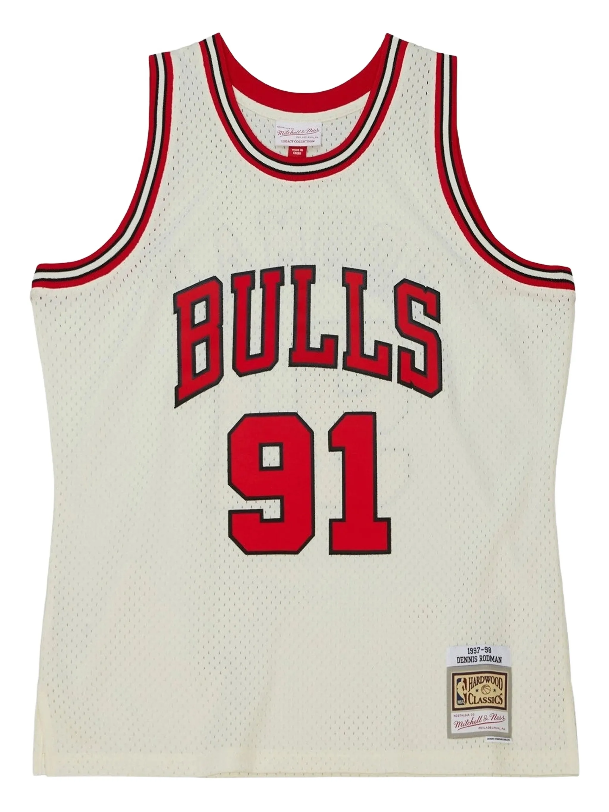 Майка Bulls 1997 года выпуска Mitchell & Ness, нейтральный
Майка Bulls 1997 года выпуска Mitchell & Ness, нейтральный