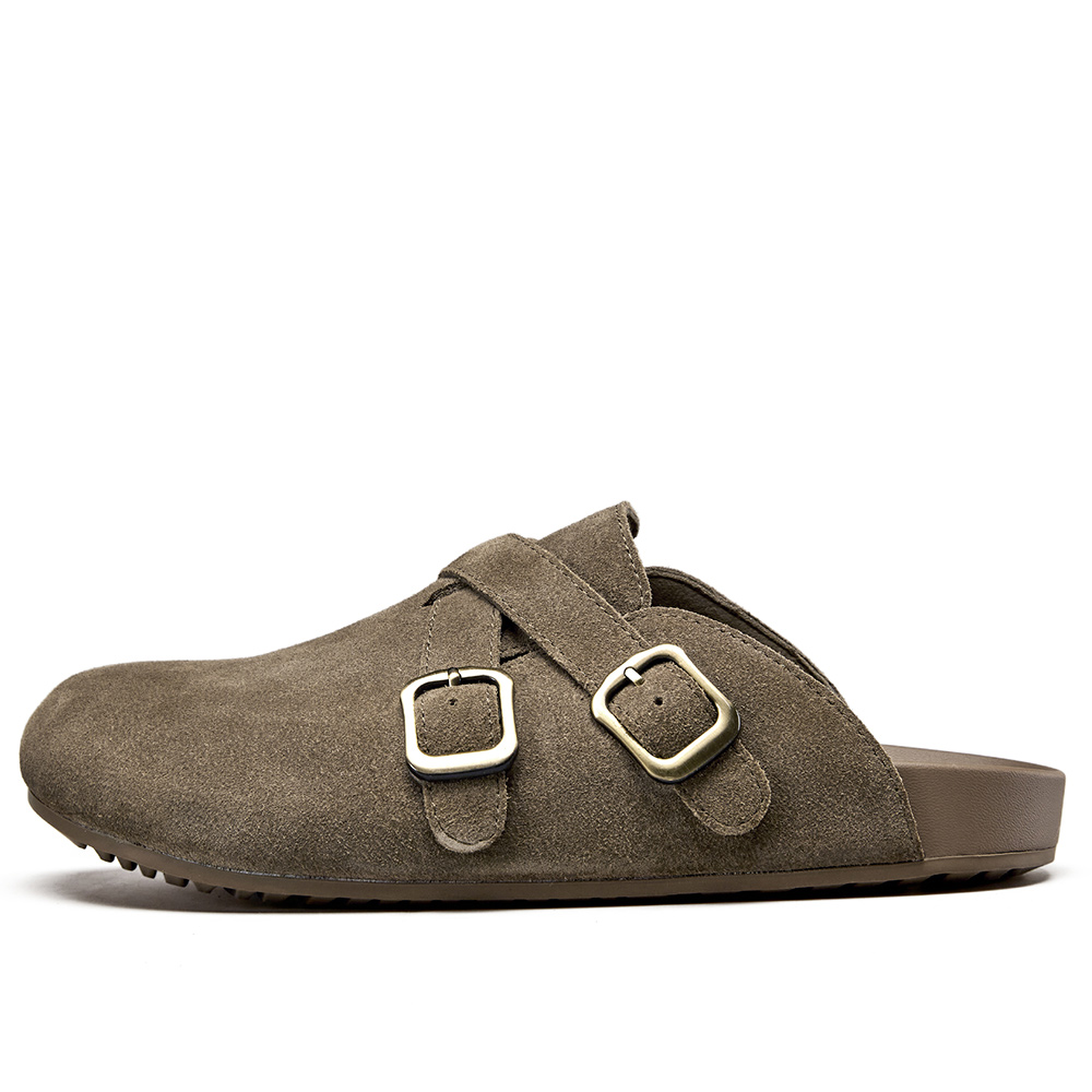 YEARCON Мужские тапочки с закрытым носком на резиновой подошве устойчивые к истиранию цвет хаки, цвет Khaki
YEARCON Мужские тапочки с закрытым носком на резиновой подошве устойчивые к истиранию цвет хаки, цвет Khaki