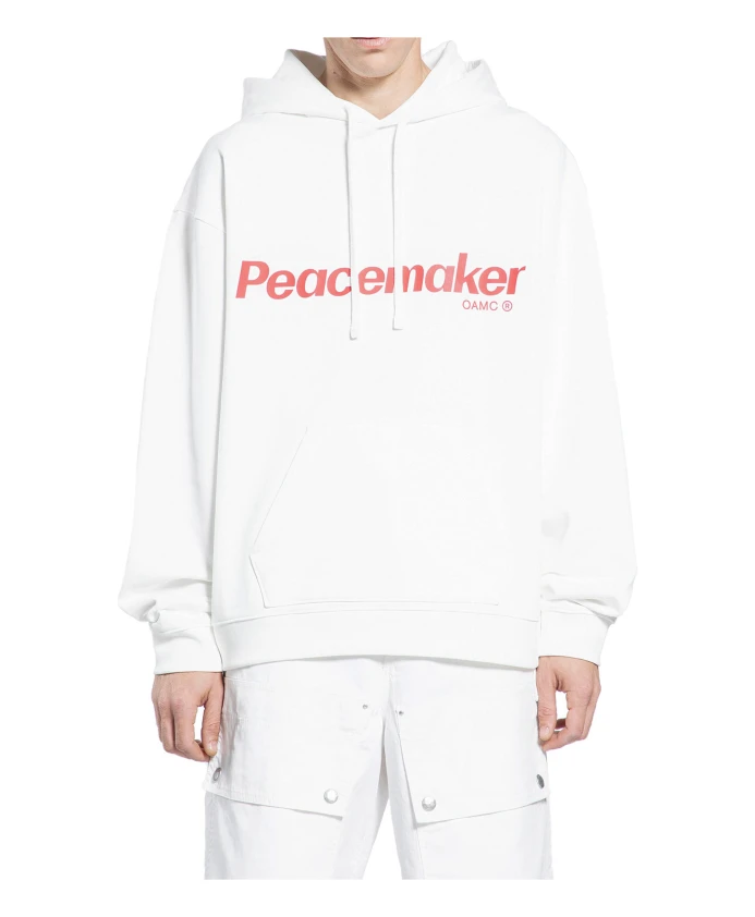 Худи с цветочным принтом «Миротворец» Oamc, белый
Худи с цветочным принтом «Миротворец» Oamc, белый