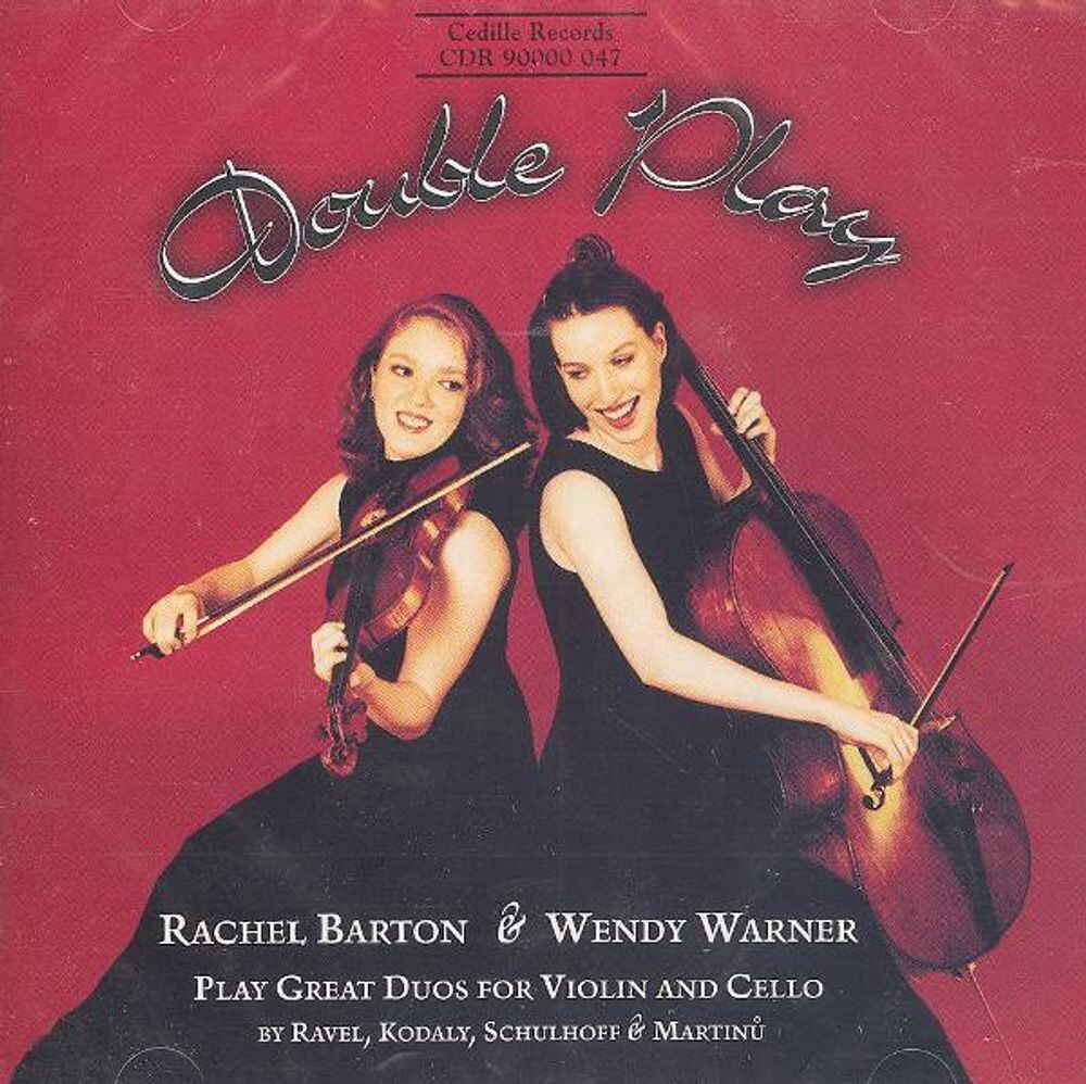 Диск CD Double Play: Rachel Barton & Wendy Warner Play Great Duos for Violin & Cello - Bohuslav Martinu, Erwin Schulhoff, Maurice Ravel, Zoltán Kodály, Rachel Barton, Wendy Warner
Диск CD Double Play: Rachel Barton & Wendy Warner Play Great Duos for Violin & Cello - Bohuslav Martinu, Erwin Schulhoff, Maurice Ravel, Zoltán Kodály, Rachel Barton, Wendy Warner