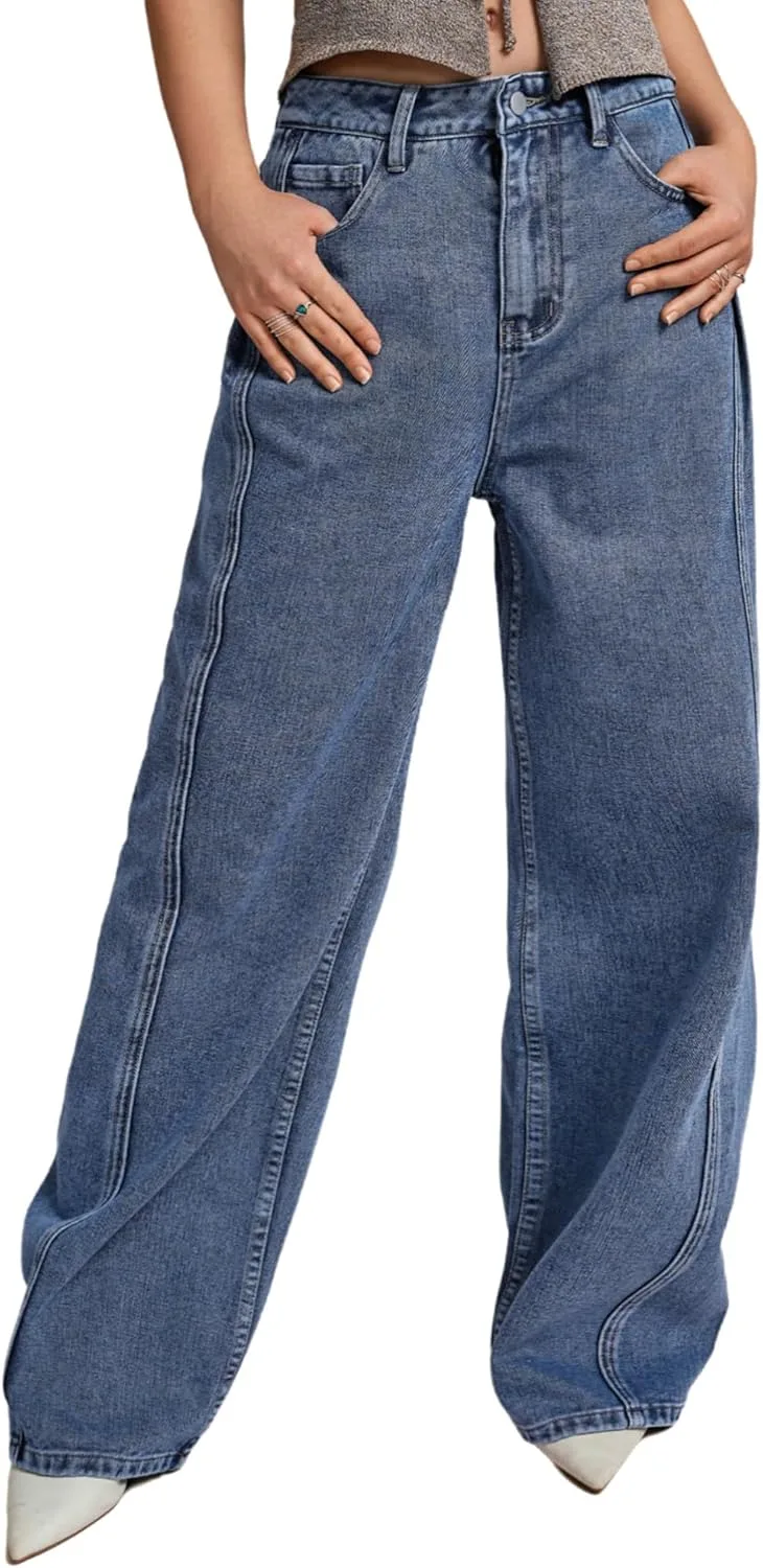 Женские джинсы Vintage High Waisted Baggy Wide Leg с пачворком QLAUYIOE
Женские джинсы Vintage High Waisted Baggy Wide Leg с пачворком QLAUYIOE