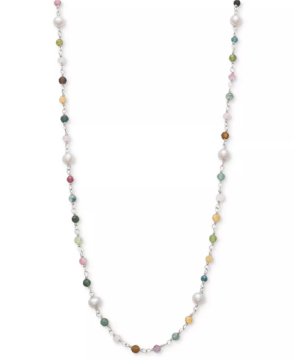 Крупное ожерелье из стерлингового серебра с культивированным пресноводным жемчугом (4–5 мм) и разноцветным турмалином, 24 дюйма Macy'S, assorted, Разноцветный, Крупное ожерелье из стерлингового серебра с культивированным пресноводным жемчугом (4–5 мм) и р
Крупное ожерелье из стерлингового серебра с культивированным пресноводным жемчугом (4–5 мм) и разноцветным турмалином, 24 дюйма Macy'S, assorted, Разноцветный, Крупное ожерелье из стерлингового серебра с культивированным пресноводным жемчугом (4–5 мм) и р