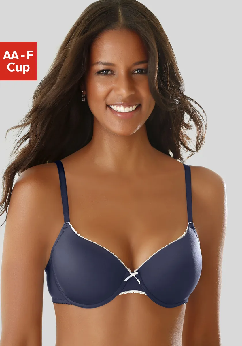 Бюстгальтер LASCANA с чашками на косточках из шелковистой микрофибры, голубой
Бюстгальтер LASCANA с чашками на косточках из шелковистой микрофибры, голубой