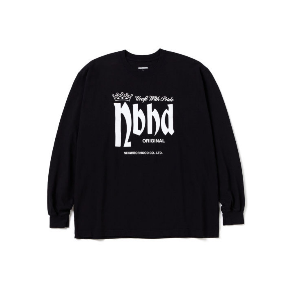 Футболка с принтом логотипом Long Sleeve NEIGHBORHOOD, черный
Футболка с принтом логотипом Long Sleeve NEIGHBORHOOD, черный