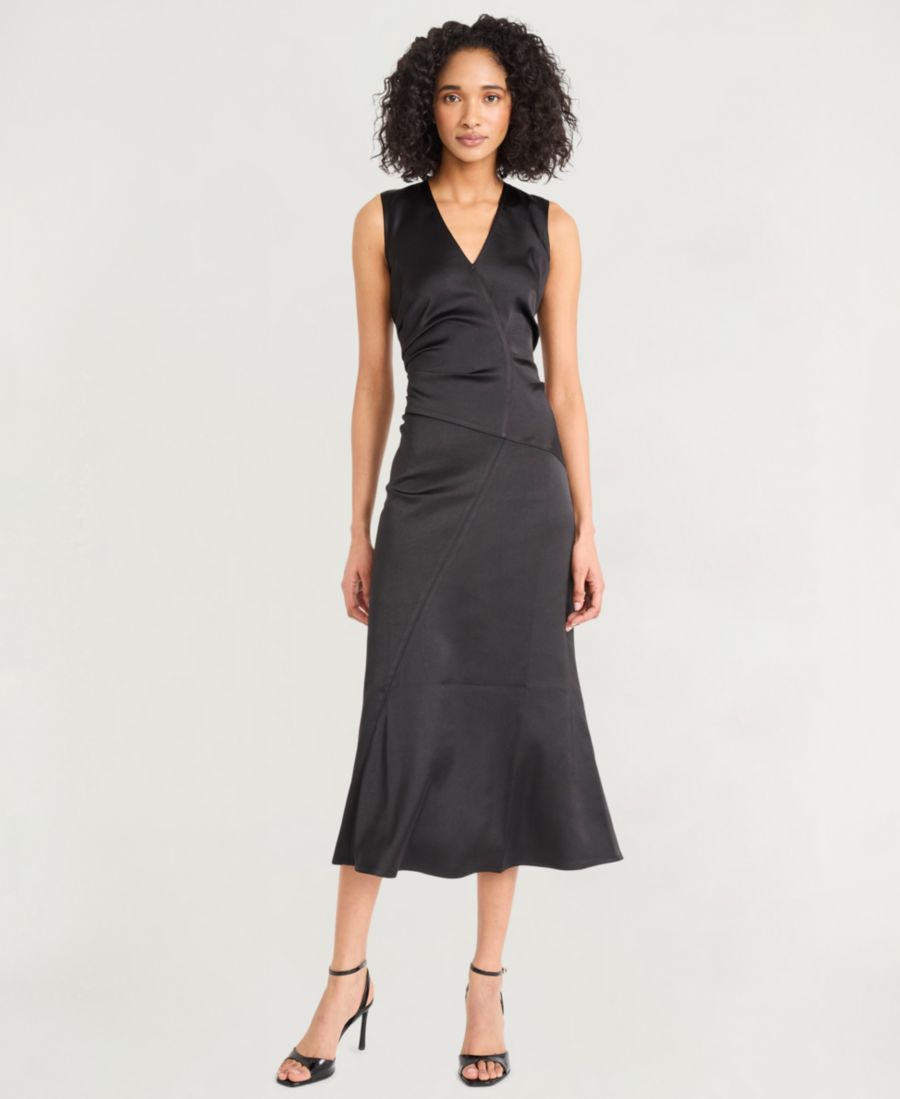 Женское атласное миди-платье с V-образным вырезом и без рукавов Luxely, Meteorite
Женское атласное миди-платье с V-образным вырезом и без рукавов Luxely, Meteorite