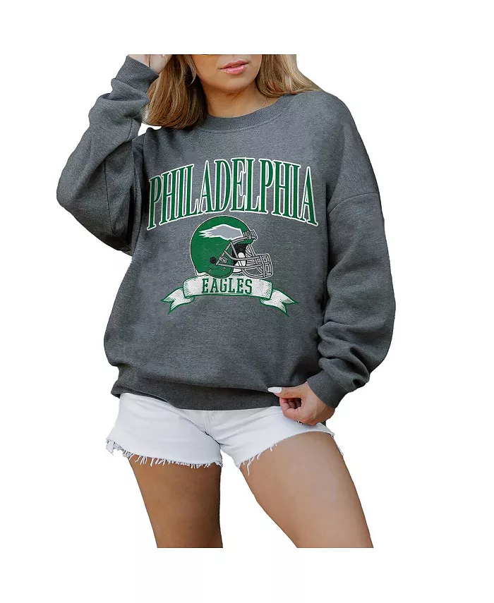 Женская толстовка Philadelphia Eagles Seal The Deal из флиса премиум-класса с приспущенными плечами, темно-серого цвета Gameday Couture
Женская толстовка Philadelphia Eagles Seal The Deal из флиса премиум-класса с приспущенными плечами, темно-серого цвета Gameday Couture