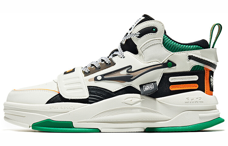 Кеды мужские, обувь для скейтбординга среднего размера микрокристаллическая белый/орто-черный Erke
Кеды мужские, обувь для скейтбординга среднего размера микрокристаллическая белый/орто-черный Erke