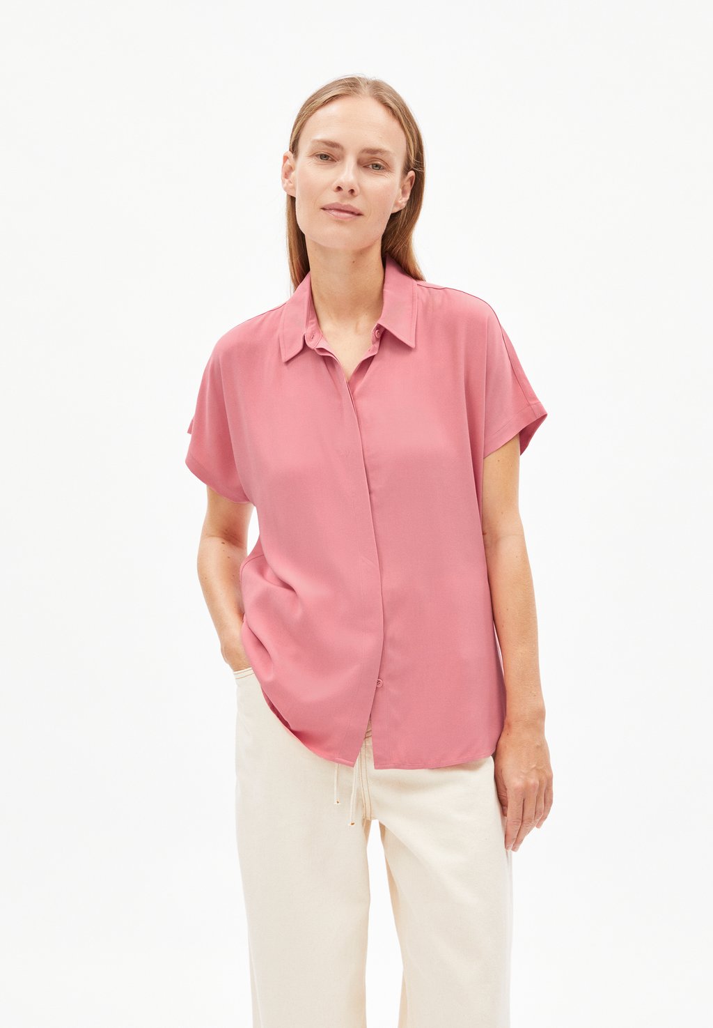 Блузка на пуговицах LARISAANA ARMEDANGELS, бежевый
Блузка на пуговицах LARISAANA ARMEDANGELS, бежевый