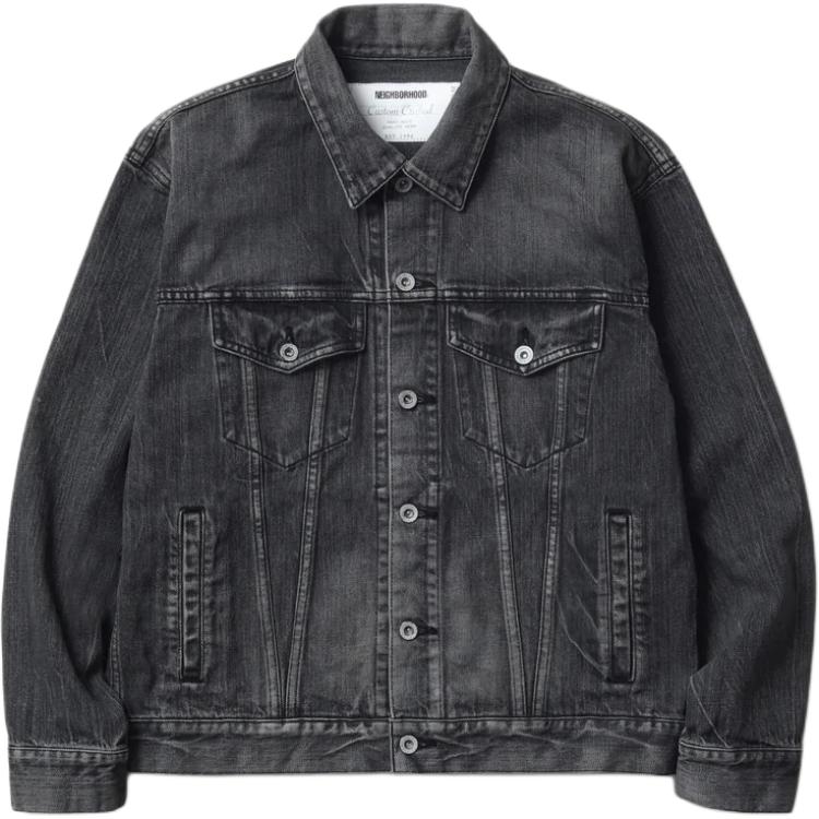 Джинсовая куртка на пуговицах NEIGHBORHOOD, черный
Джинсовая куртка на пуговицах NEIGHBORHOOD, черный