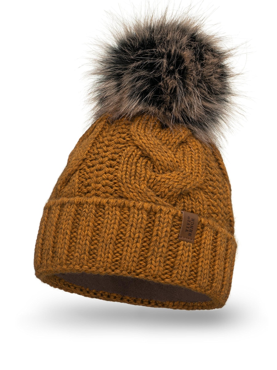 Шапка Vivisence 7014, темно-желтый
Шапка Vivisence 7014, темно-желтый