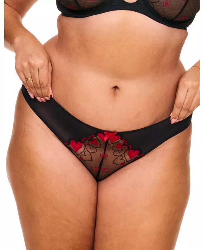 Трусики Esmay Cheeky размера Plus Adore Me, черный 
Трусики Esmay Cheeky размера Plus Adore Me, черный