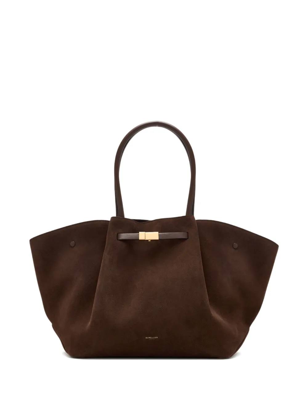 Сумка-тоут из замши "The New York" Demellier, коричневый
Сумка-тоут из замши "The New York" Demellier, коричневый