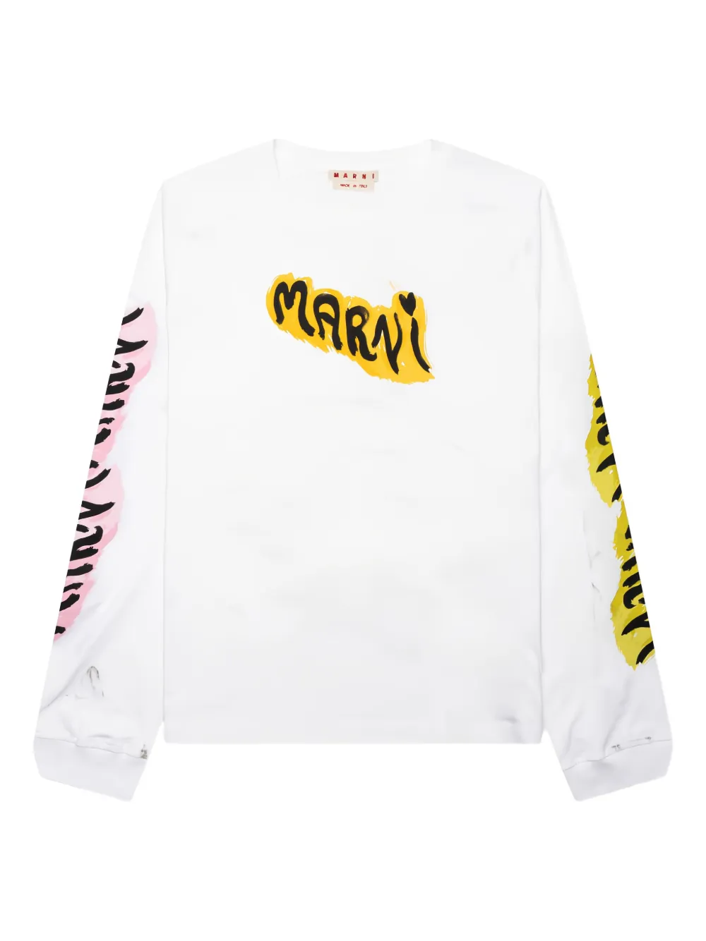 Футболка с длинными рукавами и логотипом Marni, белый
Футболка с длинными рукавами и логотипом Marni, белый