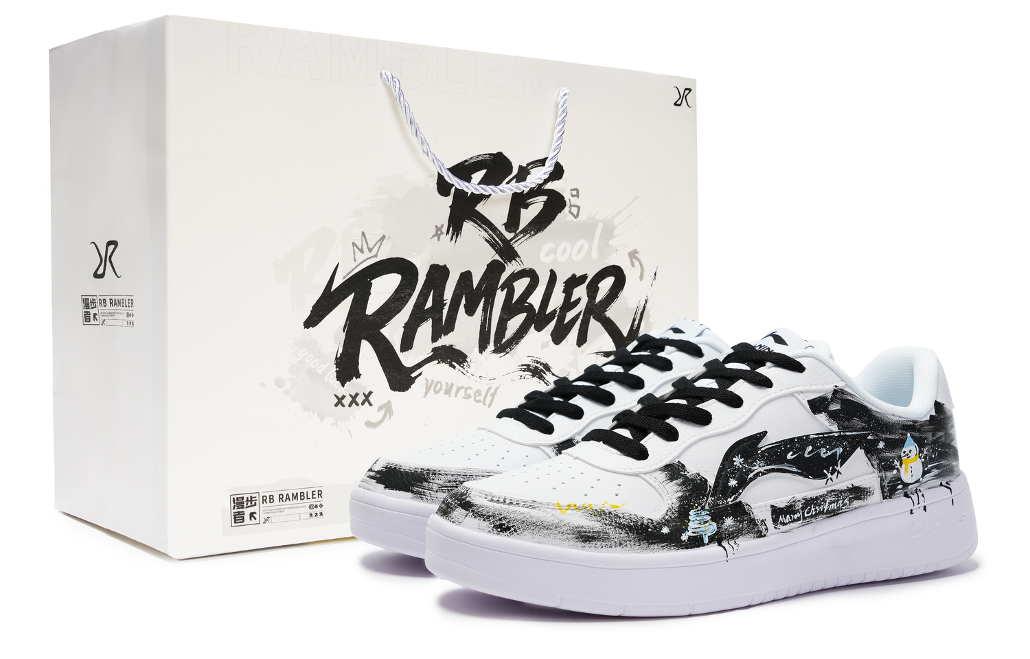 LINING Кроссовки Unisex для скейтбординга с низким верхом, устойчивые к истиранию и тепловому воздействию, цвет Black White
LINING Кроссовки Unisex для скейтбординга с низким верхом, устойчивые к истиранию и тепловому воздействию, цвет Black White