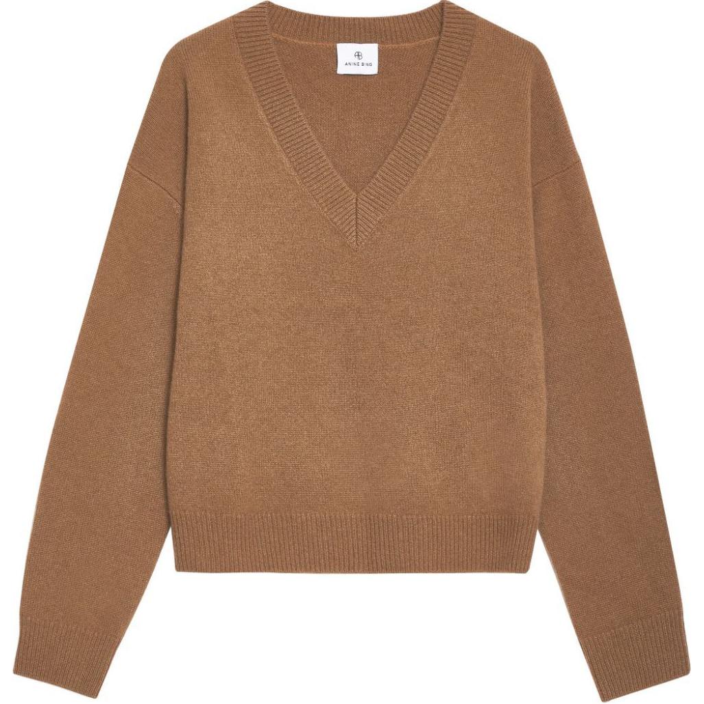 Джемпер с V-образным вырезом из кашемира Lee Anine Bing, коричневый
Джемпер с V-образным вырезом из кашемира Lee Anine Bing, коричневый