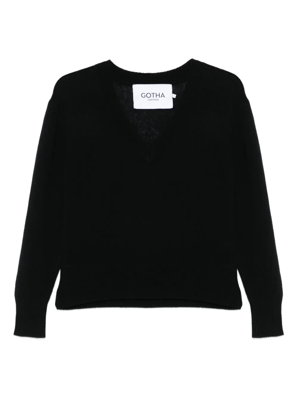 Кашемировый свитер с V-образным вырезом Gotha, черный
Кашемировый свитер с V-образным вырезом Gotha, черный