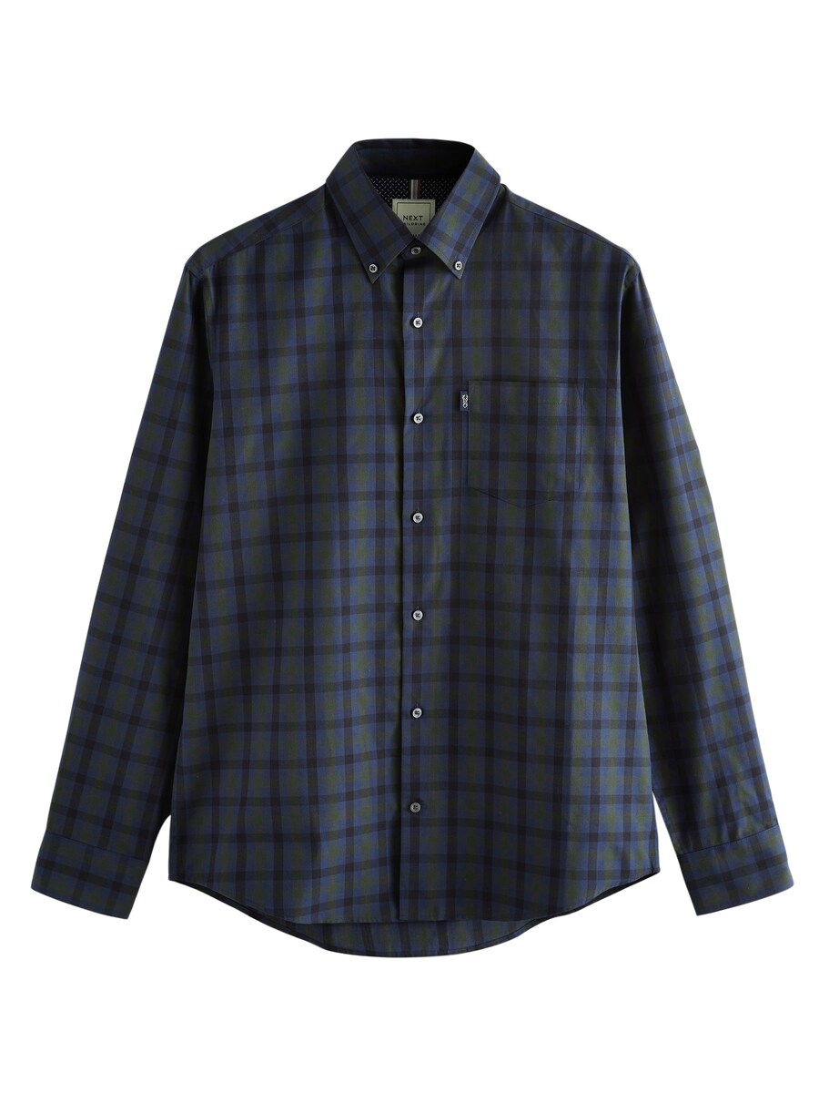 Рубашка на пуговицах классического кроя Next, черный
Рубашка на пуговицах классического кроя Next, черный