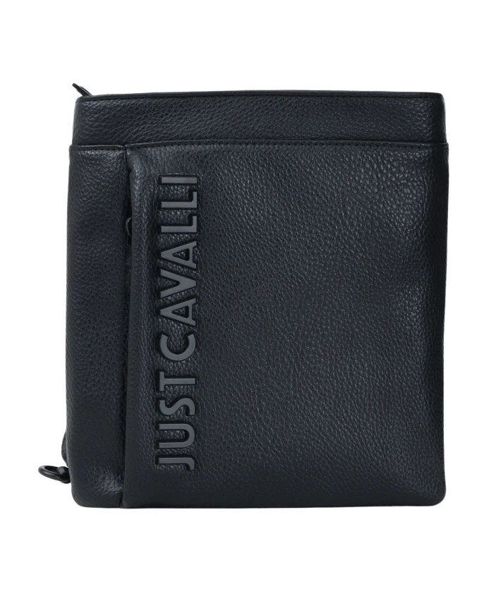 Компактная современная черная сумка через плечо Just Cavalli, черный
Компактная современная черная сумка через плечо Just Cavalli, черный
