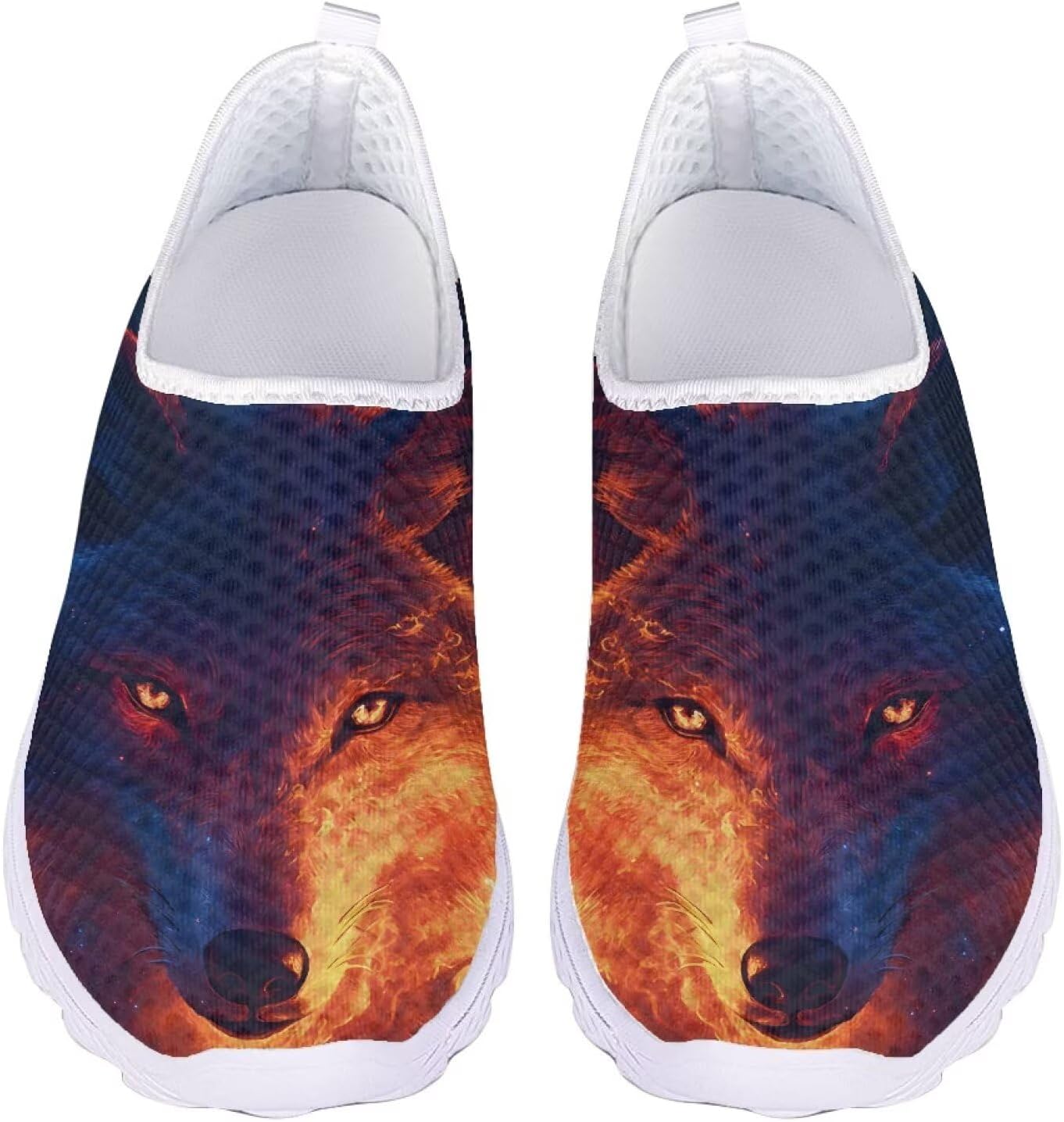 Мужские модные кроссовки с принтом волка, дышащие, без шнурков, для бега, легкие, с противоскользящей подошвой, для тренировок в спортзале, размер 5-11.5, белая подошва Ocxbuir
Мужские модные кроссовки с принтом волка, дышащие, без шнурков, для бега, легкие, с противоскользящей подошвой, для тренировок в спортзале, размер 5-11.5, белая подошва Ocxbuir