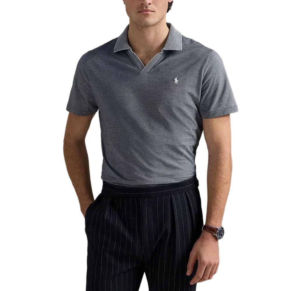 Хлопковая поло Polo Ralph Lauren, серый
Хлопковая поло Polo Ralph Lauren, серый