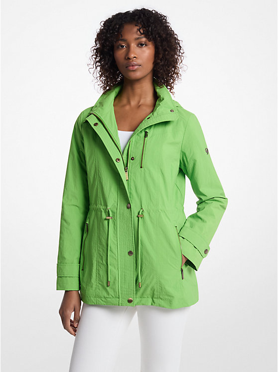 Тканый анорак с капюшоном Michael Kors, зеленый
Тканый анорак с капюшоном Michael Kors, зеленый