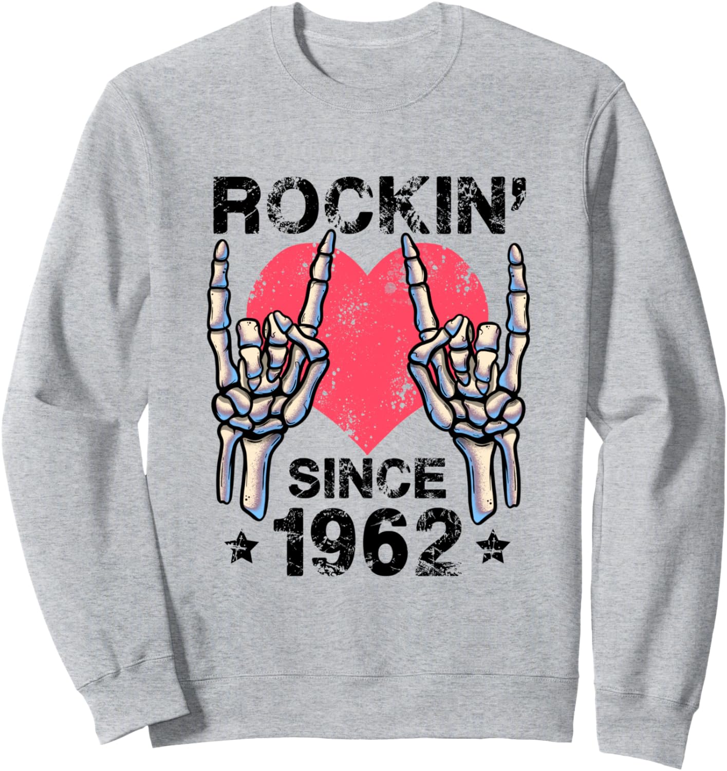 Рок-н-ролл с 1962 года. Ретро-толстовка в стиле рок-н-ролл Visit Rock And Roll Birthday Shop Rockin Since, серый
Рок-н-ролл с 1962 года. Ретро-толстовка в стиле рок-н-ролл Visit Rock And Roll Birthday Shop Rockin Since, серый