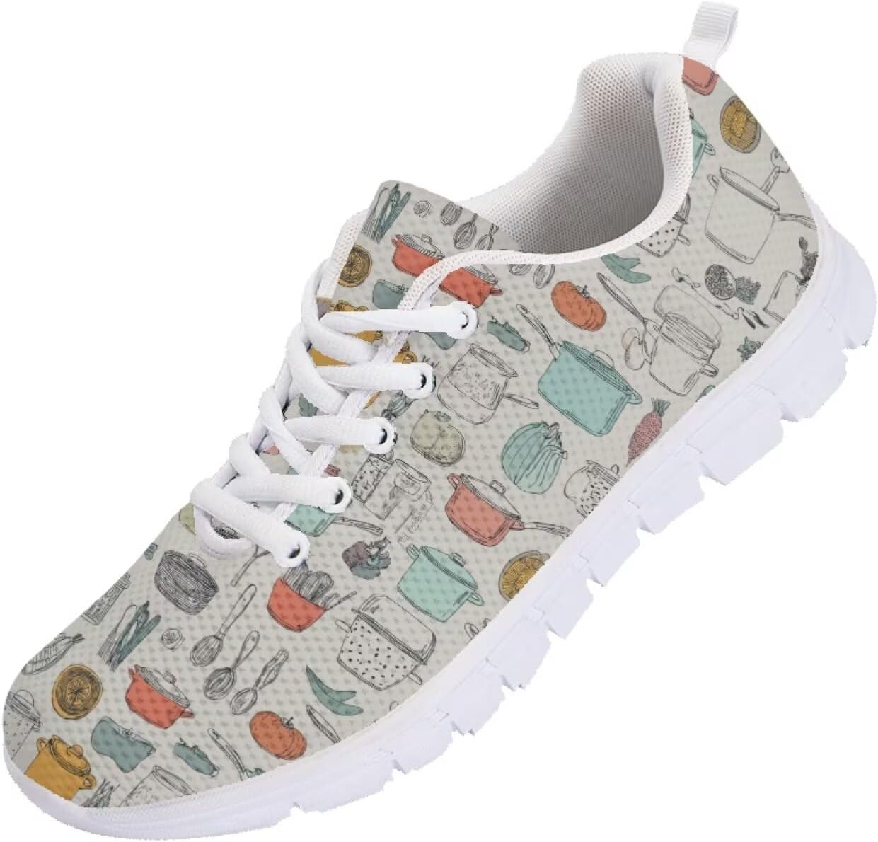 Мужские кроссовки Funnydude Funny Print для тенниса, спортивные, удобные, дышащие, с сетчатым верхом, Cartoon Kitchenware
Мужские кроссовки Funnydude Funny Print для тенниса, спортивные, удобные, дышащие, с сетчатым верхом, Cartoon Kitchenware