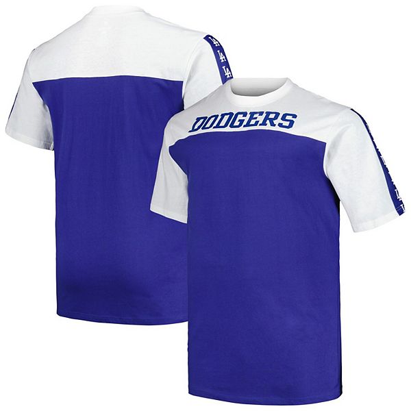 Мужская бело-голубая футболка big & tall yoke knit los angeles dodgers Profile
Мужская бело-голубая футболка big & tall yoke knit los angeles dodgers Profile