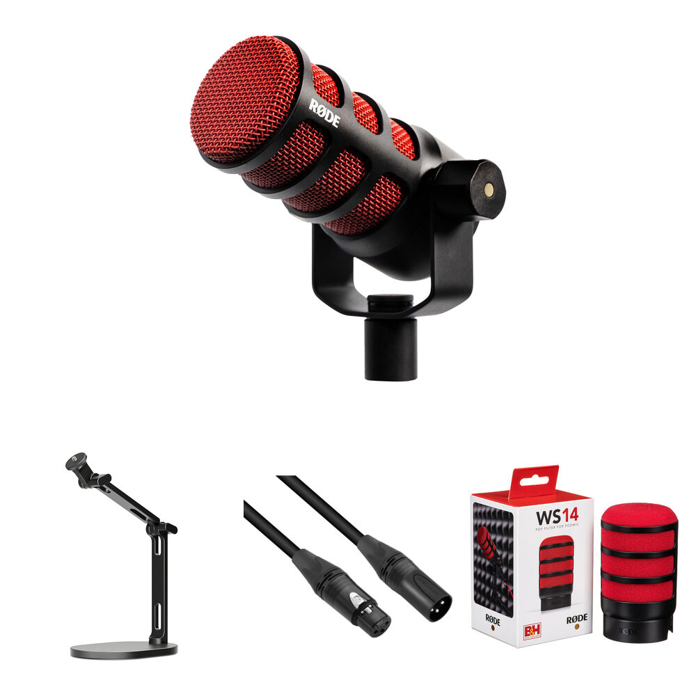 Динамический микрофон RODE PodMic 1-Person Podcasting Microphone Kit with Desktop Arm
Динамический микрофон RODE PodMic 1-Person Podcasting Microphone Kit with Desktop Arm