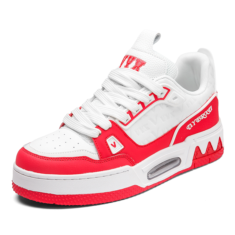 TONYBEAR Унисекс скейтборд кроссовки белые красные, цвет White Red
TONYBEAR Унисекс скейтборд кроссовки белые красные, цвет White Red