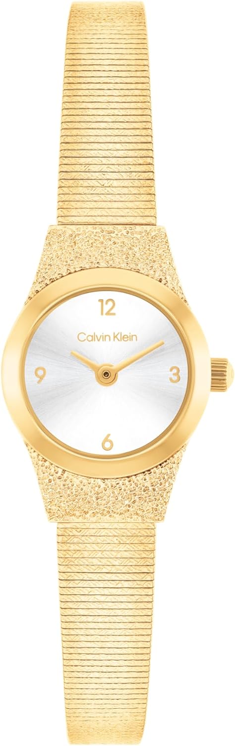 Женские кварцевые часы Calvin Klein CK Contemporary 2H - круглый корпус, сетчатый браслет - современный минималистичный стиль - подарок для нее, 18 мм, Gold Plated, Позолоченный, Женские кварцевые часы Calvin Klein CK Contemporary 2H - круглый корпус, сет
Женские кварцевые часы Calvin Klein CK Contemporary 2H - круглый корпус, сетчатый браслет - современный минималистичный стиль - подарок для нее, 18 мм, Gold Plated, Позолоченный, Женские кварцевые часы Calvin Klein CK Contemporary 2H - круглый корпус, сет