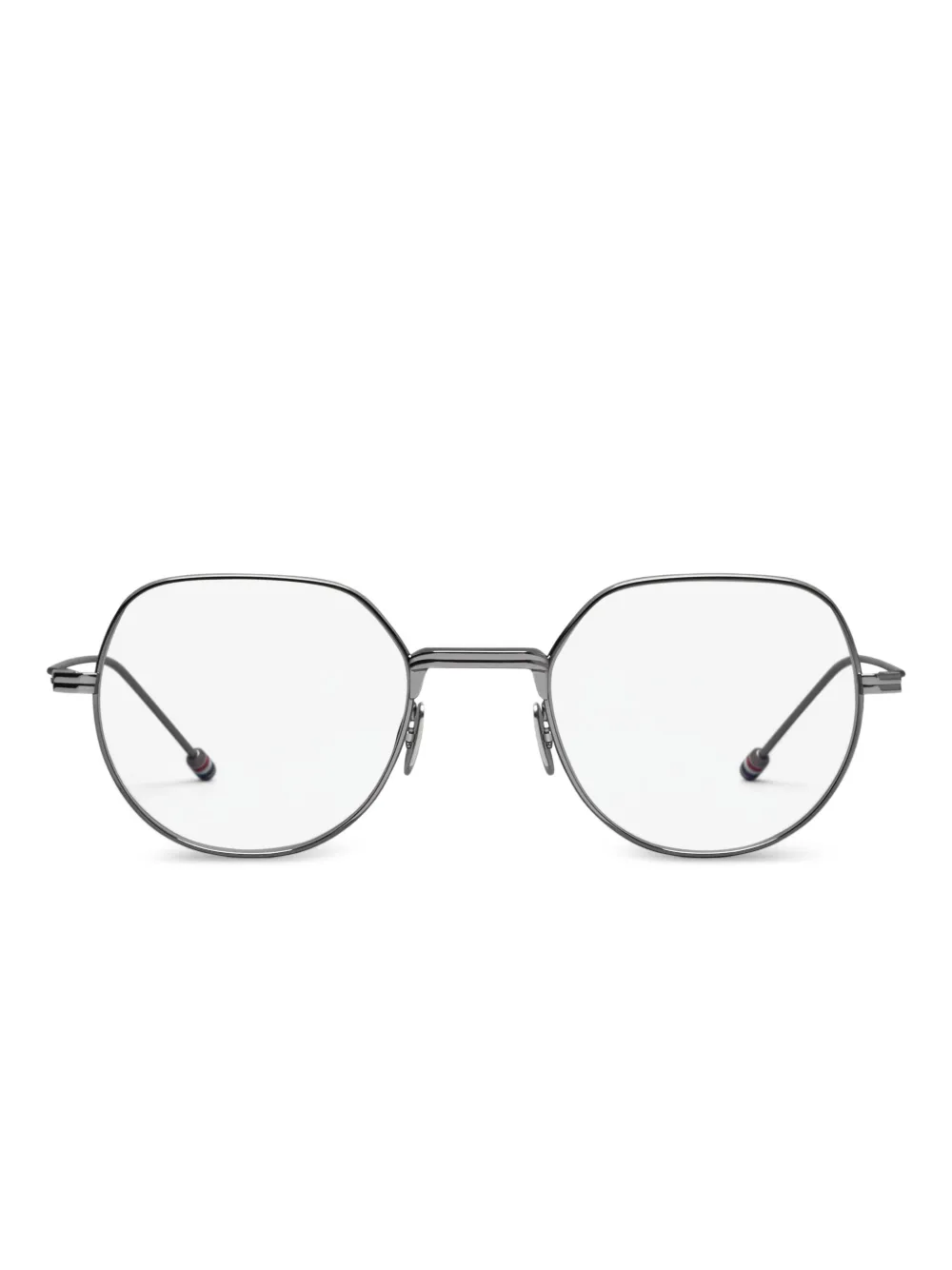 Очки в круглой оправе Thom Browne Eyewear, серый 
Очки в круглой оправе Thom Browne Eyewear, серый