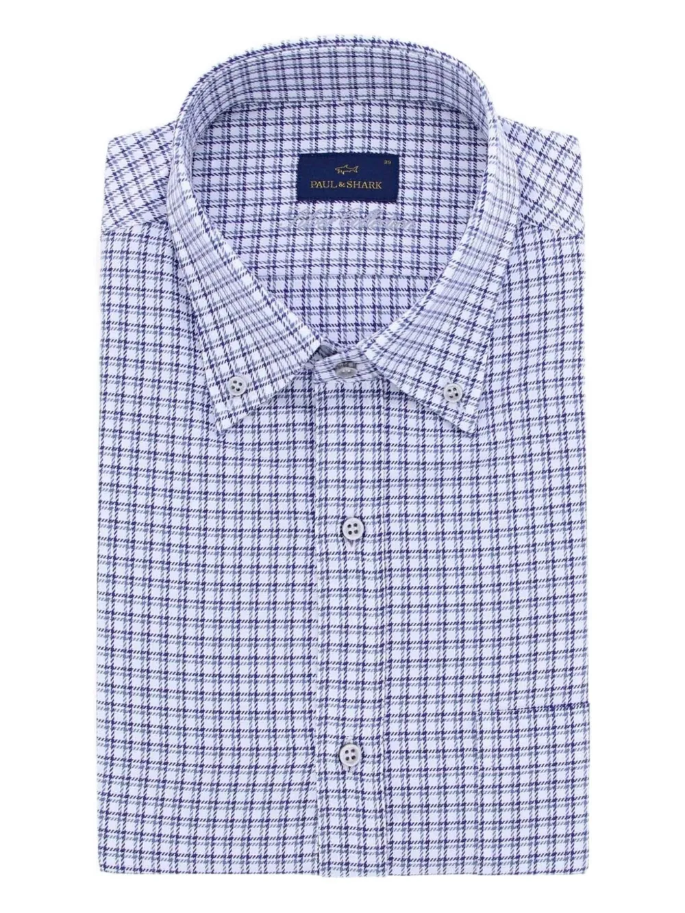Рубашка в клетку гингем Paul & Shark, синий
Рубашка в клетку гингем Paul & Shark, синий