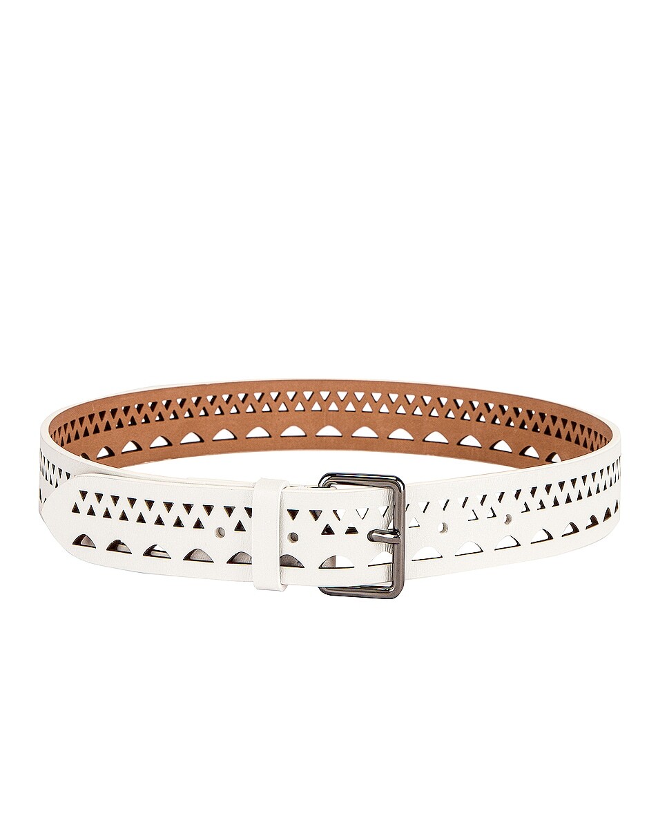 Венский тонкий пояс Alaïa, цвет Blanc Optique
Венский тонкий пояс Alaïa, цвет Blanc Optique