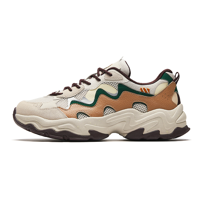 Anta Life Collection Антискользящие Износостойкие Низкие Повседневные Кроссовки Мужские Бежево-Коричневый, Мел/Лотос Коричневый/Мицелий Зеленый 
Anta Life Collection Антискользящие Износостойкие Низкие Повседневные Кроссовки Мужские Бежево-Коричневый, Мел/Лотос Коричневый/Мицелий Зеленый