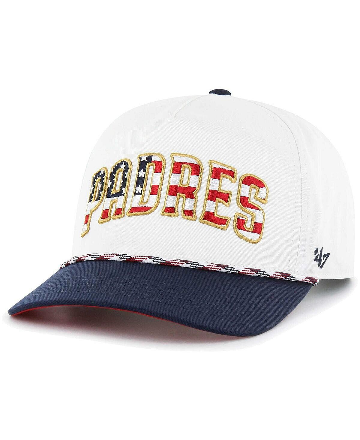 Мужская белая шляпа Snapback с надписью San Diego Padres Flag Script Hitch Snapback '47 Brand
Мужская белая шляпа Snapback с надписью San Diego Padres Flag Script Hitch Snapback '47 Brand