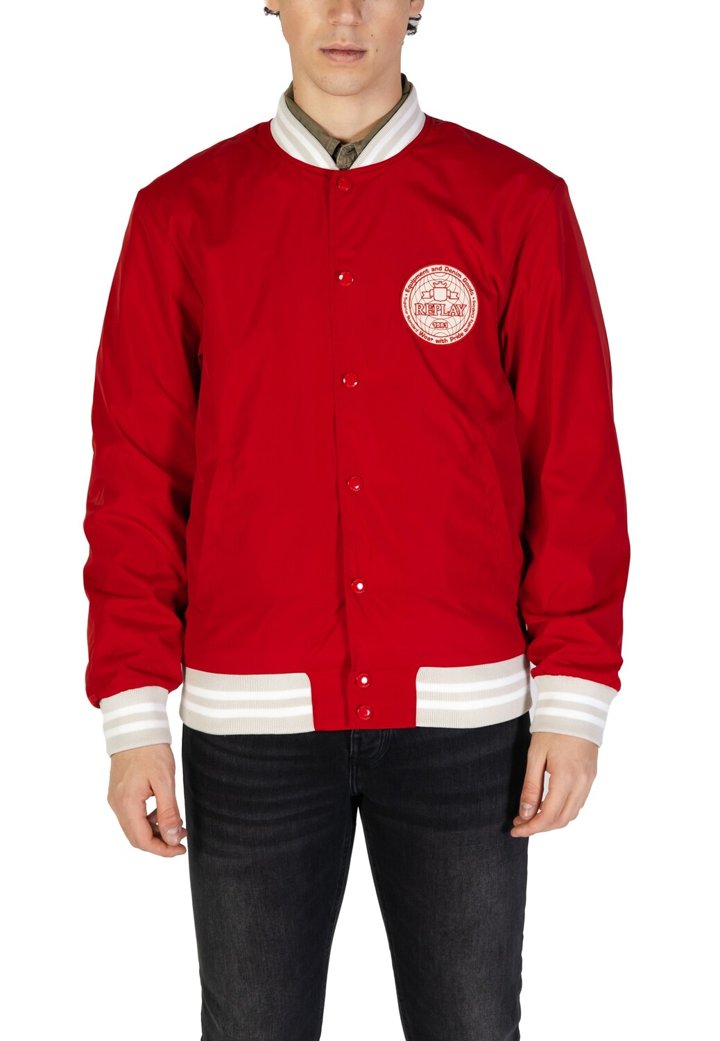 Куртка Replay с круглым воротником, красный
Куртка Replay с круглым воротником, красный