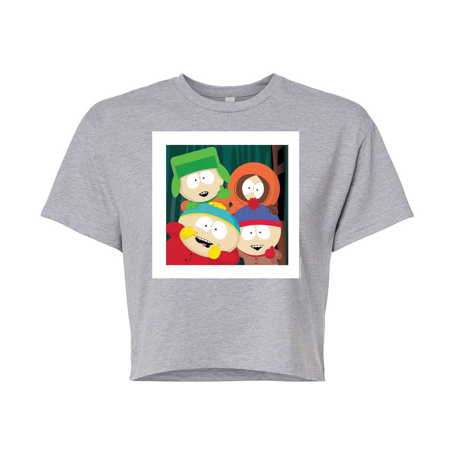 Укороченная футболка с фотографией для юниоров South Park Friends Licensed Character, серый
Укороченная футболка с фотографией для юниоров South Park Friends Licensed Character, серый