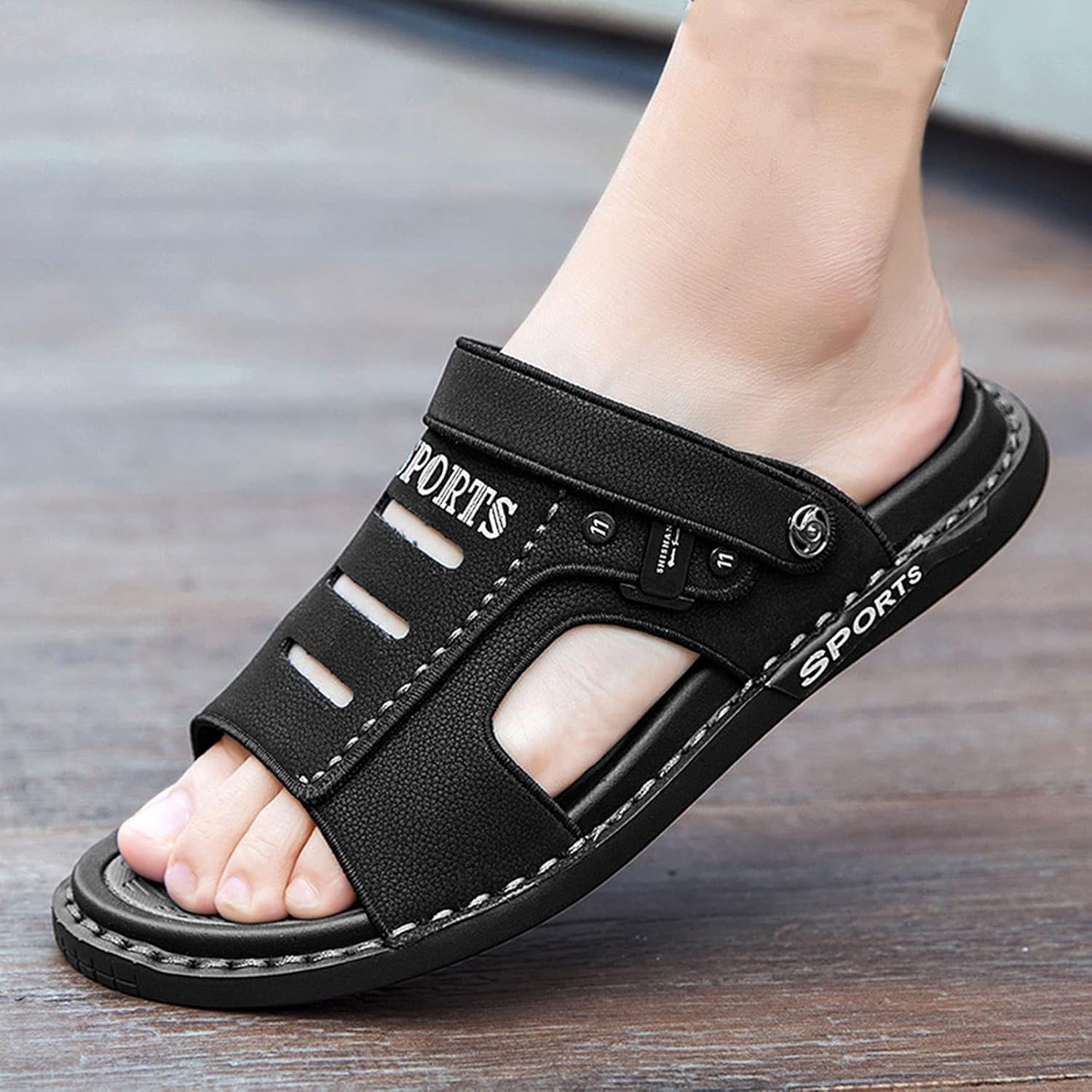 Мужские сандалии TUCY, универсальные, летние, с нескользящей мягкой подошвой, сандалии для уличного использования и водонепроницаемые, мужские тапочки для пляжа (Цвет: A, Размер: EUR 42), EUR 40 C
Мужские сандалии TUCY, универсальные, летние, с нескользящей мягкой подошвой, сандалии для уличного использования и водонепроницаемые, мужские тапочки для пляжа (Цвет: A, Размер: EUR 42), EUR 40 C