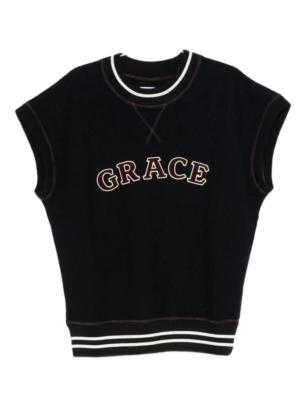 Вышитая полосатая рубашка-поло Wales Bonner, черный
Вышитая полосатая рубашка-поло Wales Bonner, черный