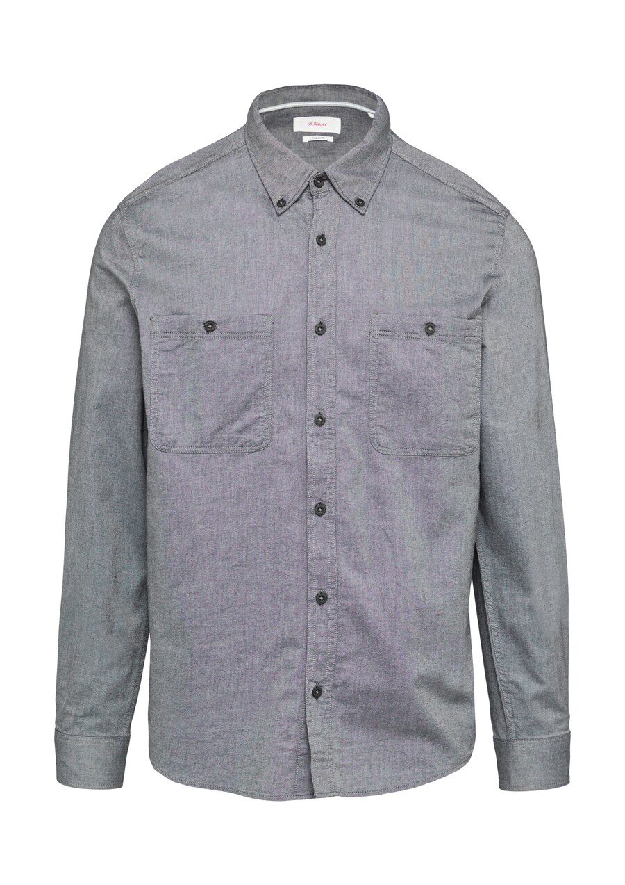 Рубашка на пуговицах классического кроя s.Oliver, серый
Рубашка на пуговицах классического кроя s.Oliver, серый