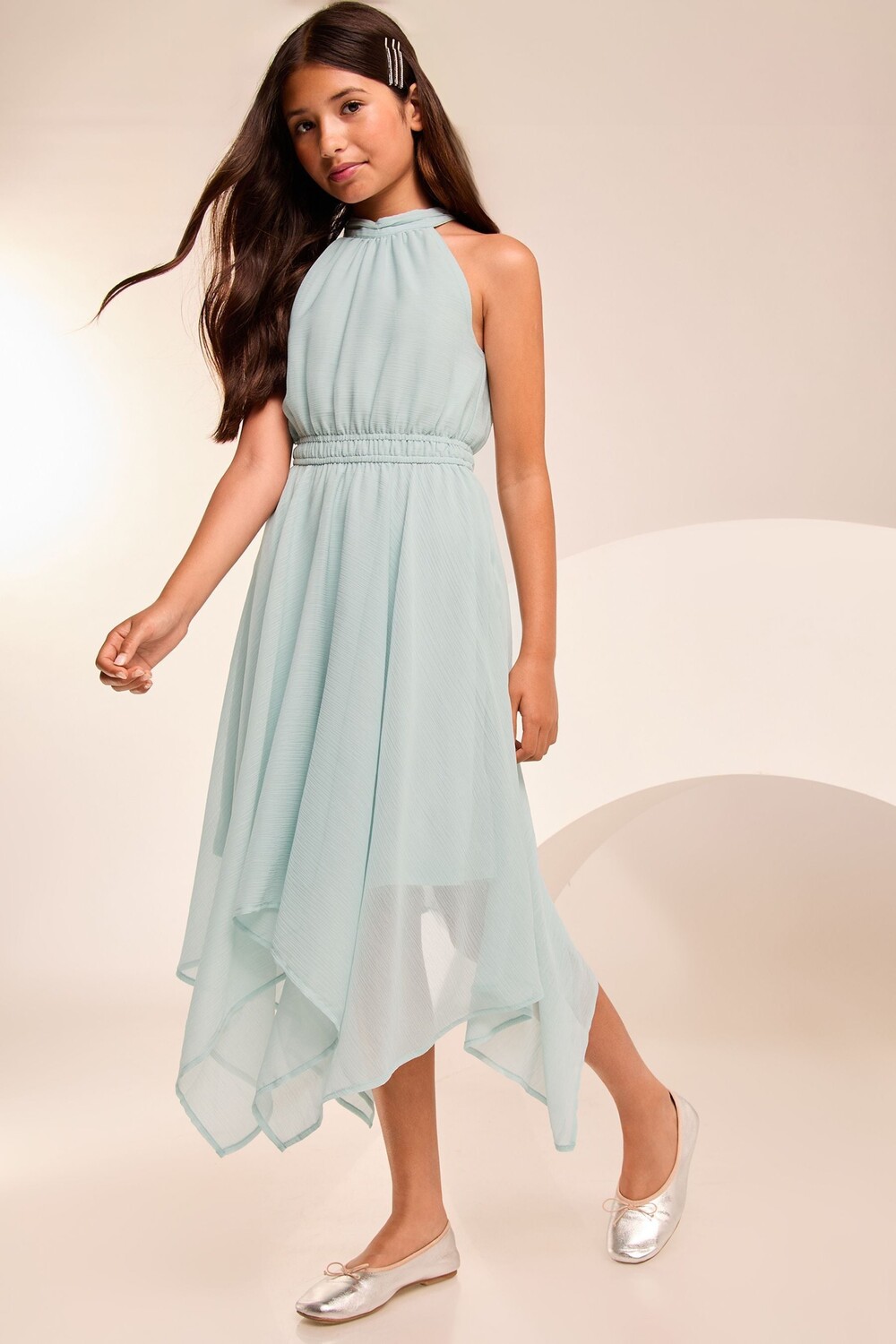 Платье для торжеств с халтером и подгибкой (7 16 лет) Lipsy, зеленый
Платье для торжеств с халтером и подгибкой (7 16 лет) Lipsy, зеленый