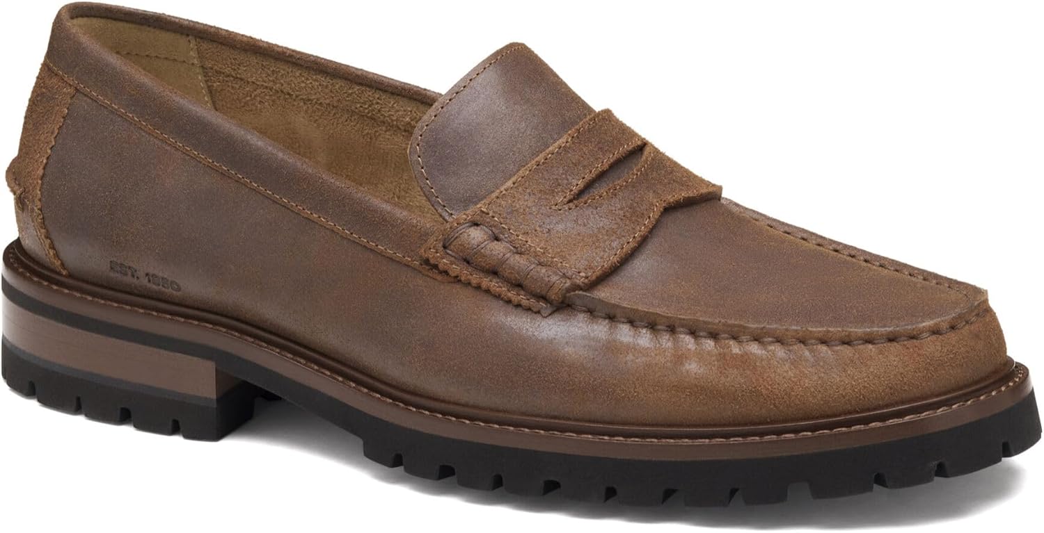 Мужские слипоны Johnston Murphy Collier Penny Loafer для повседневной и официальной носки Johnston & Murphy, Brown Bomber Leather
Мужские слипоны Johnston Murphy Collier Penny Loafer для повседневной и официальной носки Johnston & Murphy, Brown Bomber Leather
