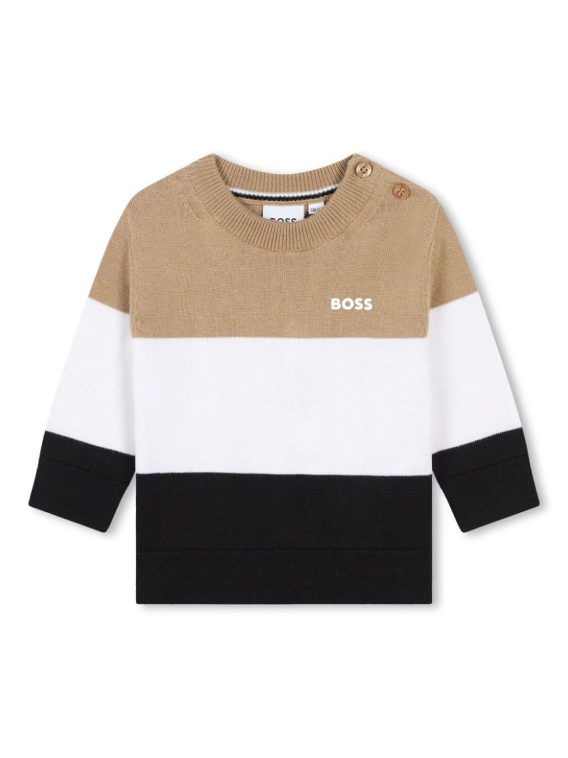 BOSS Kidswear джемпер в стиле колор-блок с вышитым логотипом, нейтральный цвет
BOSS Kidswear джемпер в стиле колор-блок с вышитым логотипом, нейтральный цвет