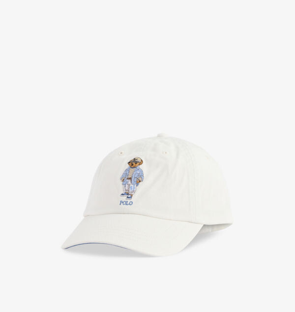 Бейсболка из хлопка с вышитым изображением медведя поло Polo Ralph Lauren, бежевый
Бейсболка из хлопка с вышитым изображением медведя поло Polo Ralph Lauren, бежевый